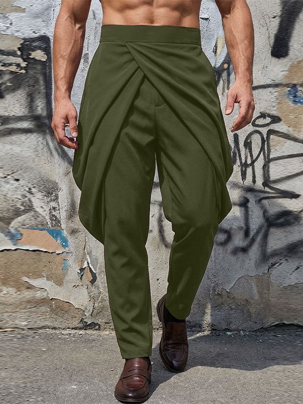 Men's Deconstructed Cross Design Casual Pant SKUL52634