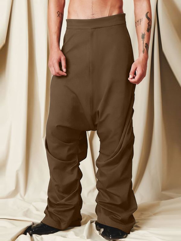 Men's Ruched Design Casual Pant SKUL51055