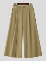 Mens Side Long Hem Patchwork Casual Pant SKUL11910