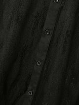 Mens Lace Sheer Long-Sleeve Shirt SKUK88249