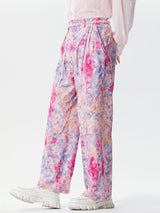 Mens Allover Floral Print Straight Pants SKUK43005