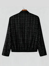 Men's Solid Casual Long Sleeve Jacket SKUL31636