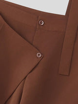 Men's Deconstructed Solid Color One Shoulder Jumpsuit SKUL51017
