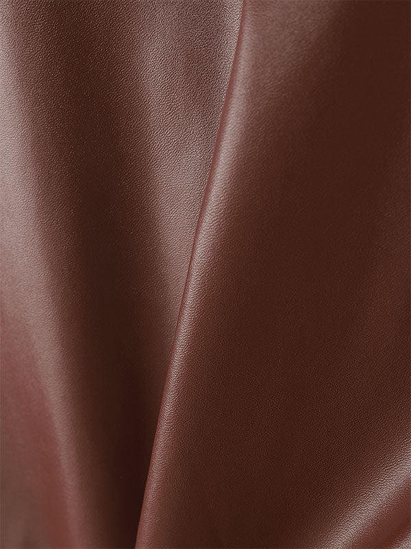 Men's Leather Cropped Lace Up Waistcoat SKUL22304