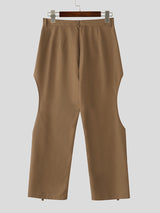 Mens Solid Color Side Cutout Casual Pant SKUL11467