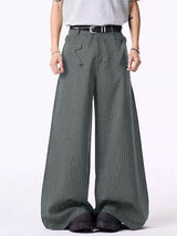 Men's Striped Wide Leg Casual Pant SKUL27356