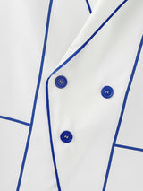 Mens Bold Stripe Contrast Color Casual Waistcoat SKUL19346