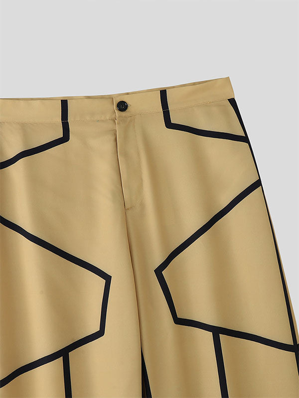 Mens Bold Stripe Loose Casual Pant SKUL16619