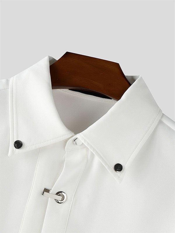 Men's Solid Casual Two Pieces Outfit SKUL27355