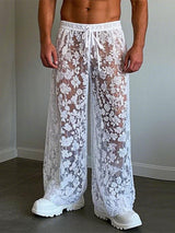 Mens Sexy Sheer Lace Pant SKUL04487