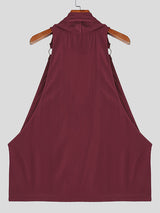 Men's Metal Ring Buckle Casual Tank SKUL22494