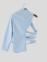 Men's Hollow One Shoulder Casual Blazer SKUL27362