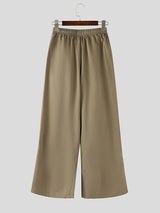 Men's Solid Drawstring Casual Pant SKUL29626