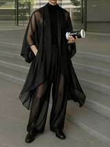 Men's Chiffon Sheer Two Pieces Outfit SKUL39033