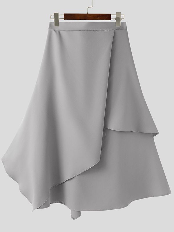 Men's Deconstructed Layered Skirt SKUL50061