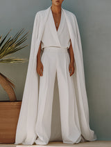 Mens Long Hem Cape Patchwork Short Sleeve Shirt SKUL24603