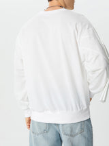 Mens Bow Decoration Long-Sleeve Hoodie SKUK74967