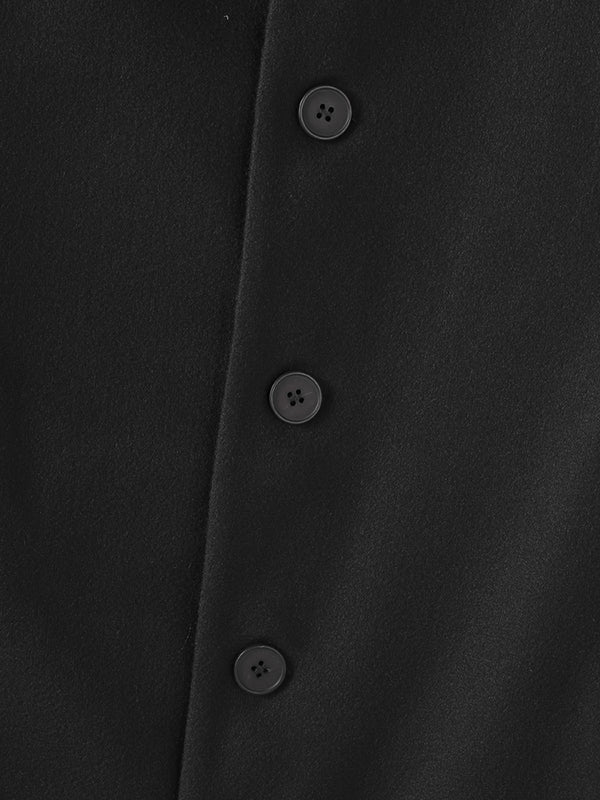 Men's Faux Leather Patchwork Loose Long Sleeve Blazer SKUL28507