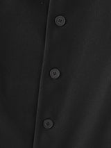 Men's Faux Leather Patchwork Loose Long Sleeve Blazer SKUL28507