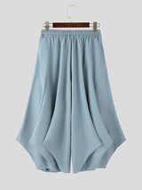 Men's Deconstructed Pleated Loose Fit Wide Leg Pant SKUL48593