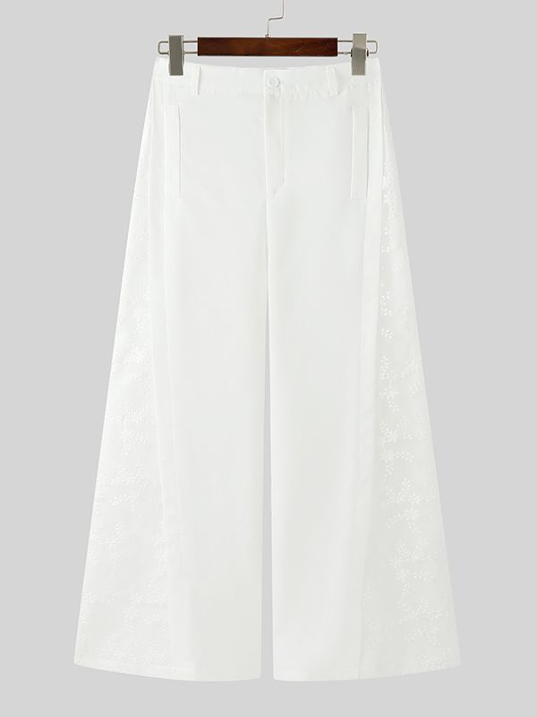 Men's Jacquard Patchwork Casual Pant SKUL46554