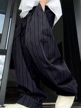 Mens Striped Loose Casual Pant SKUL17959