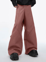 Mens Deconstructed Solid Color Casual Pant SKUK78636