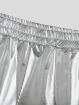 Mens Heart Cut-Out Glitter Casual Short SKUL18893