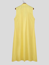 Mens Metal Buckle Patchwork Long Hem Sleeveless Cardigan SKUL23499