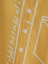 Men's Line Contrast Long Sleeve Shirt SKUL26064