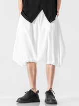 Men's Avant-Garde Zen Voluminous Balloon Cropped Short SKUL63681