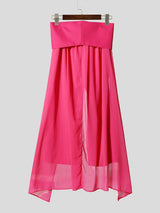 Men's Deconstructed Chiffon Flap Patchwork Straight Pant SKUL37670