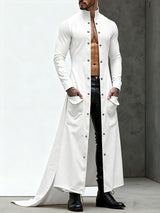 Men's Irregular Hem Long Sleeve Cardigan SKUL40286