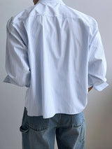 Men's Striped Casual Long Sleeve Shirt SKUL29763