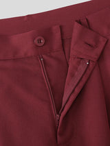 Men's Solid Color Loose Wide Leg Short SKUL58715
