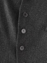 Men's Solid Color Slant Placket Casual Long Sleeve Jacket SKUL29764