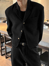 Men's Solid Casual Long Sleeve Blazer SKUL25960