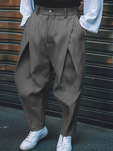 Mens Striped Loose Casual Pant SKUL14178