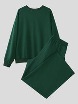 Men's Contrast Color Casual Two Piece Outfit SKUL45256