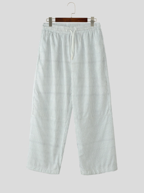 Mens Striped Loose Casual Pant SKUL15455