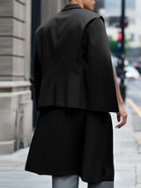 Men's Striped Split Long Sleeve Blazer SKUL22243