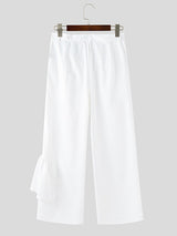 Mens Ruffle Trim Design Casual Pant SKUL10637