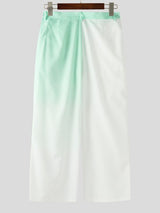 Men's Ruffle Patchwork Gradient Casual Pant SKUL31782