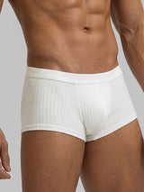 Men's American Vintage High-Street Low-Rise Ribbed Knit Fitted Short SKUL72510
