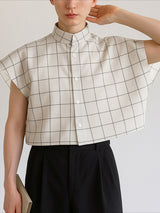 Men's Plaid Casual Sleeveless Shirt SKUL21028