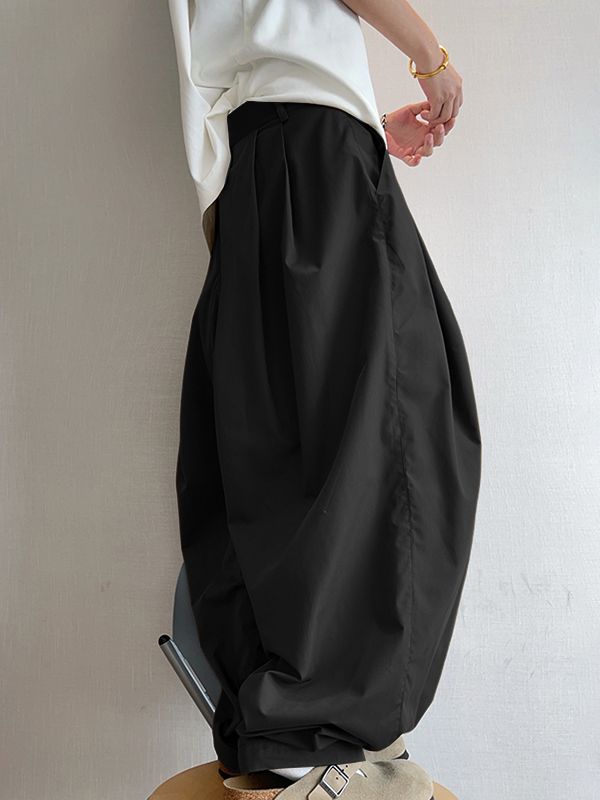 Men's Vintage Versatile Pleated Lantern Pant SKUL46295