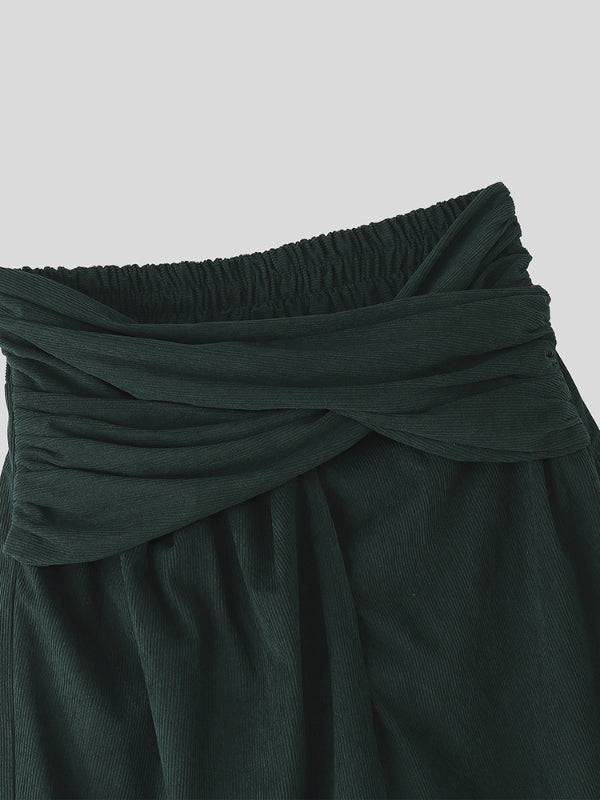 Men's Pleated Cross Texture Pant SKUL29615