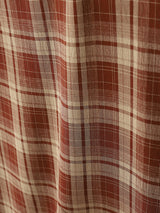 Men's Plaid Hooded Casual Two Pieces Outfit SKUL26989