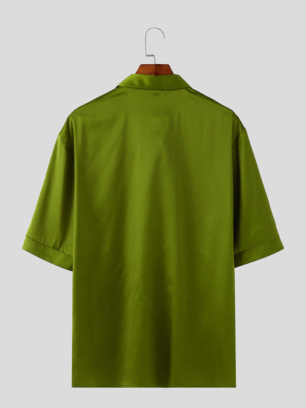 Mens Floral Print Short-Sleeve Shirt SKUL07498