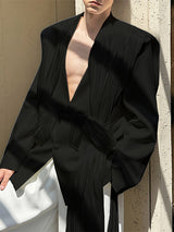 Men's Shiny Casual Long Sleeve Blazer SKUL25103